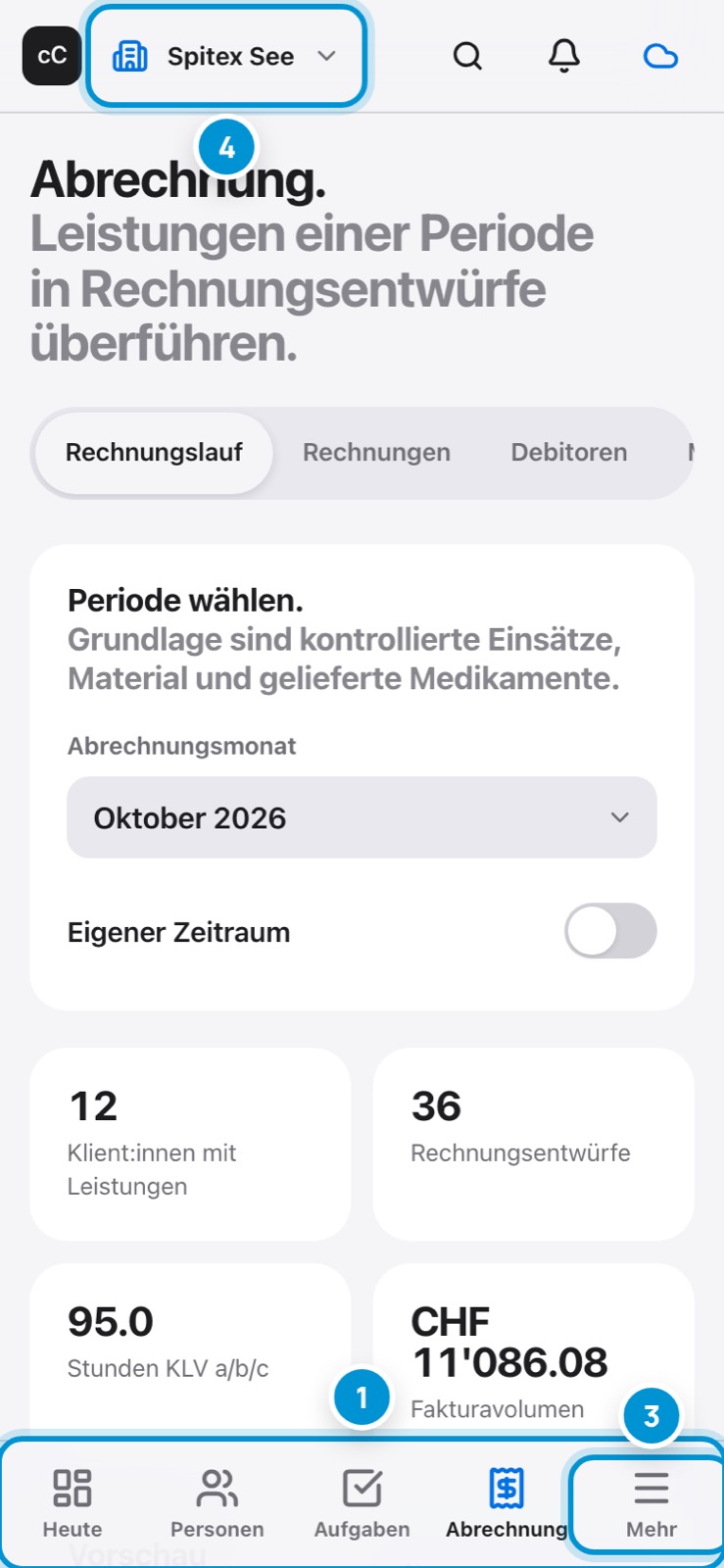 Unterwegs. Auf dem Smartphone.