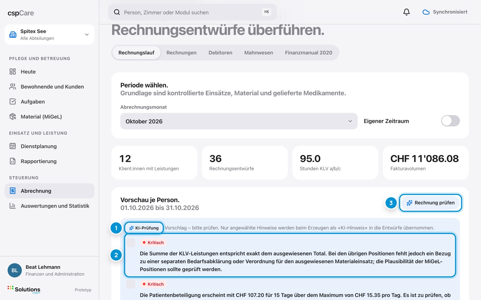 Rechnung prüfen. Mit der KI.