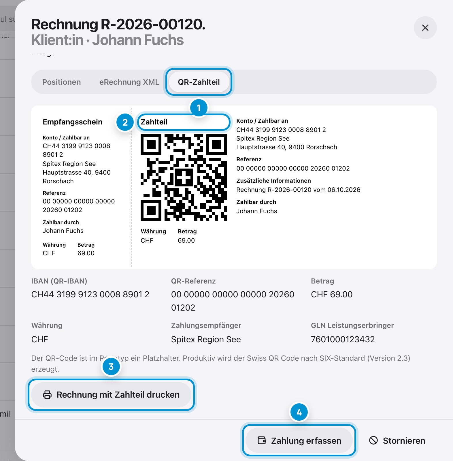 QR-Rechnung. Für Klient:innen.