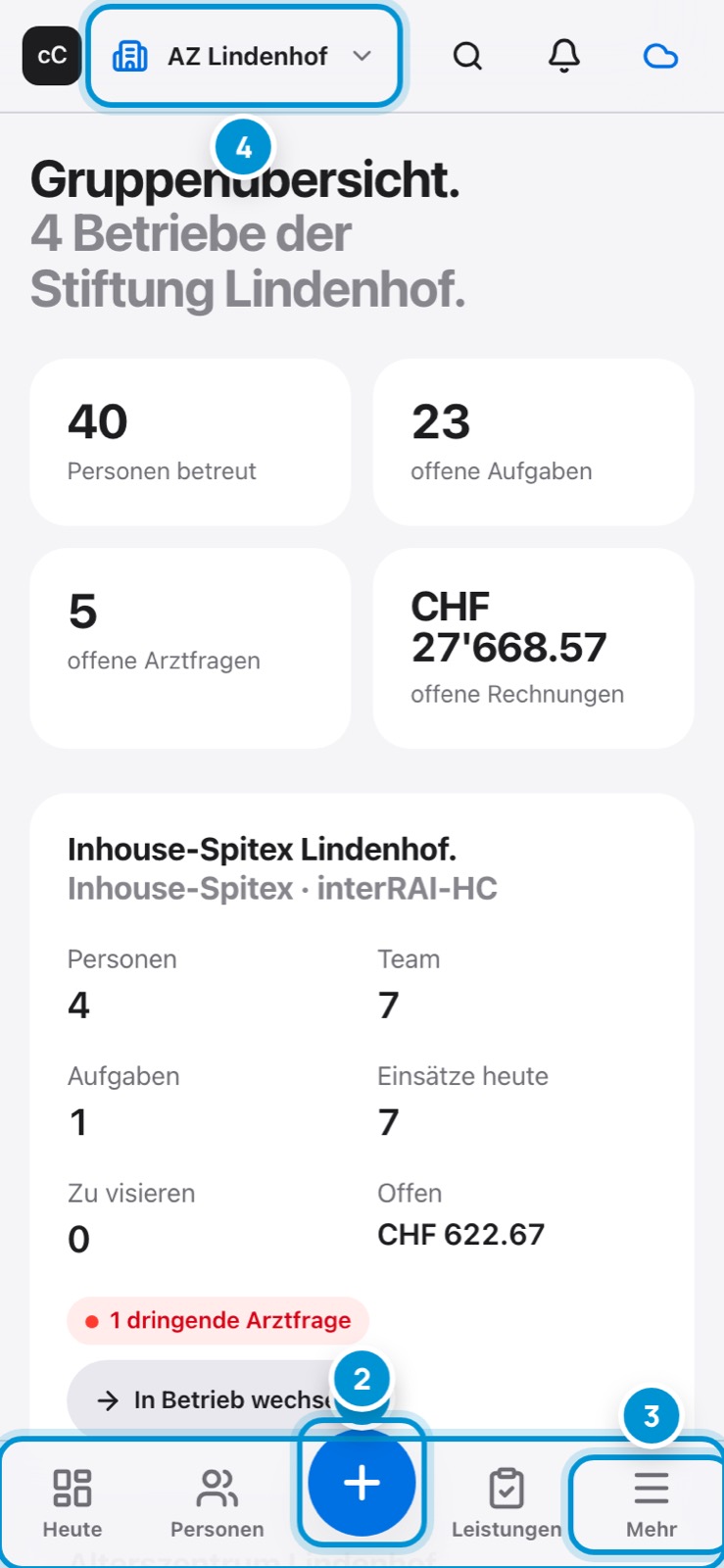 Unterwegs. Auf dem Smartphone.