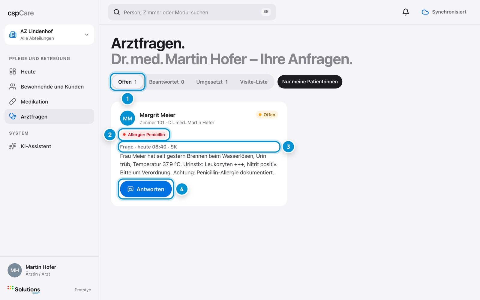 Offene Fragen. Was die Pflege wissen will.