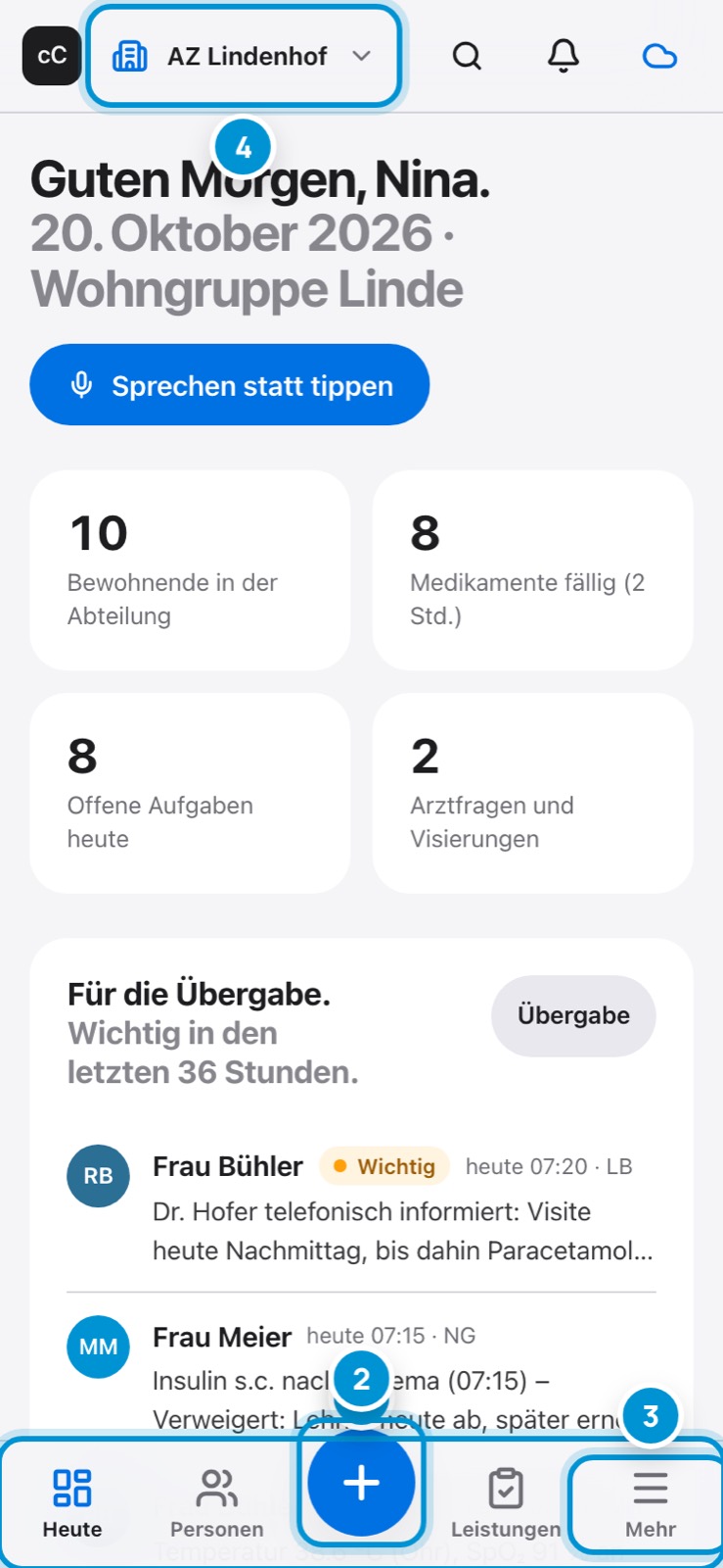 Unterwegs. Auf dem Smartphone.