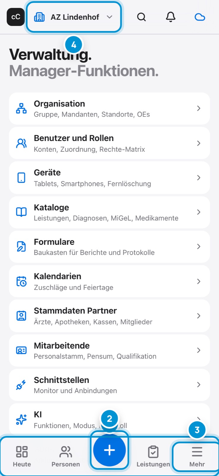 Unterwegs. Auf dem Smartphone.